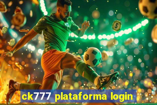 ck777 plataforma login